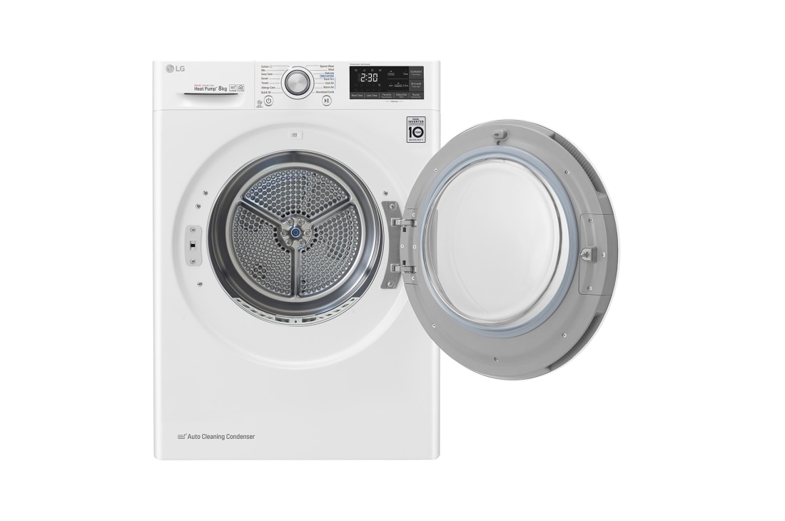 LG Veļas žāvētājs, 9 kg ietilpība, RC90U2AV2W, thumbnail 3