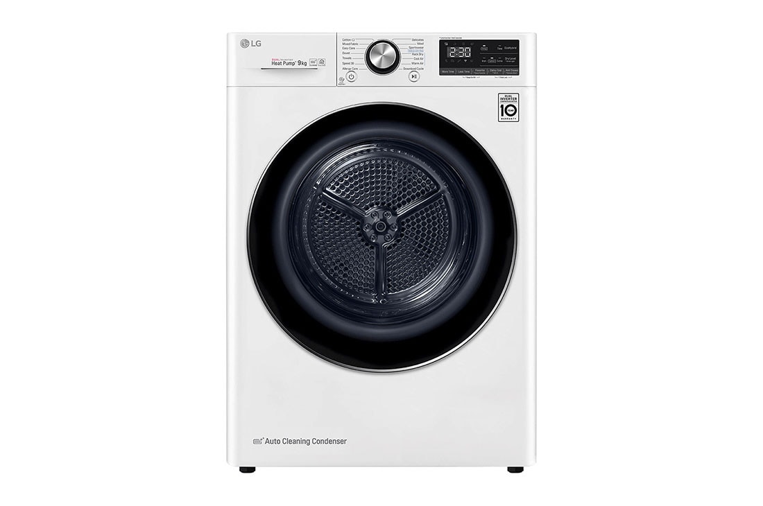 LG 9 kg veļas žāvētājs, dziļums 69 cm, RC90V9AV3Q