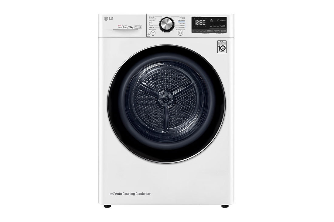 LG 9 kg veļas žāvētājs, dziļums 69 cm, RC90V9AV2Q