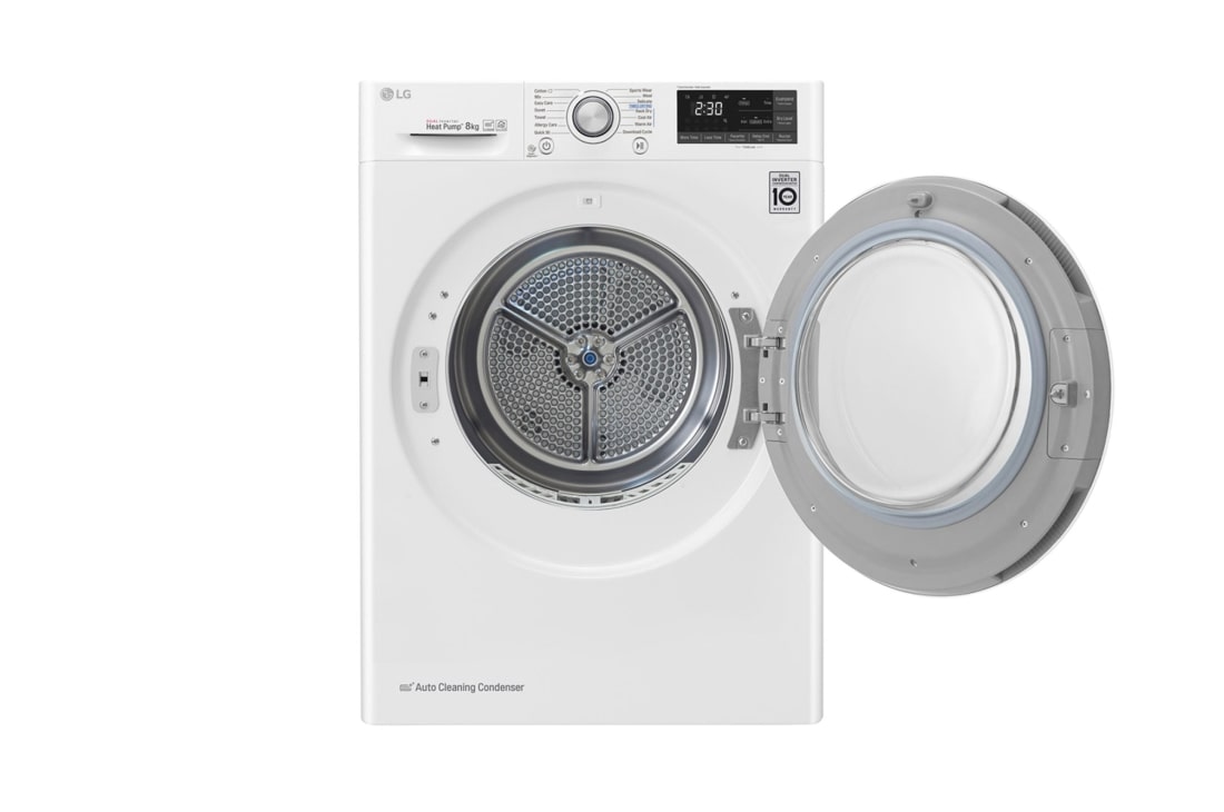 LG Veļas žāvētājs, 8 kg ietilpība, RC80U2AV3W, thumbnail 3