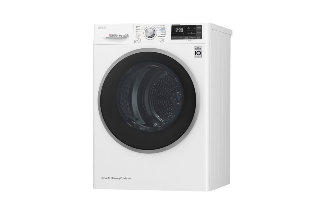 LG Veļas žāvētājs, 8 kg ietilpība, RC80U2AV3W, thumbnail 6