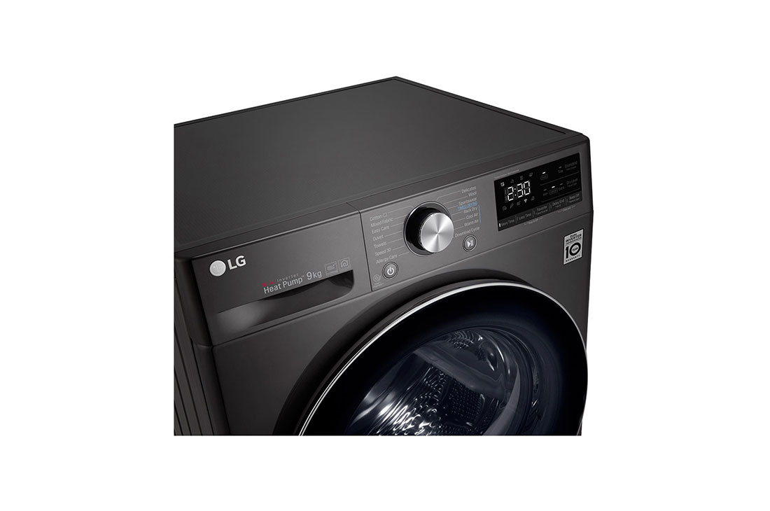 LG 9 kg veļas žāvētājs, dziļums 69 cm, RC90V9JV2Q, thumbnail 5