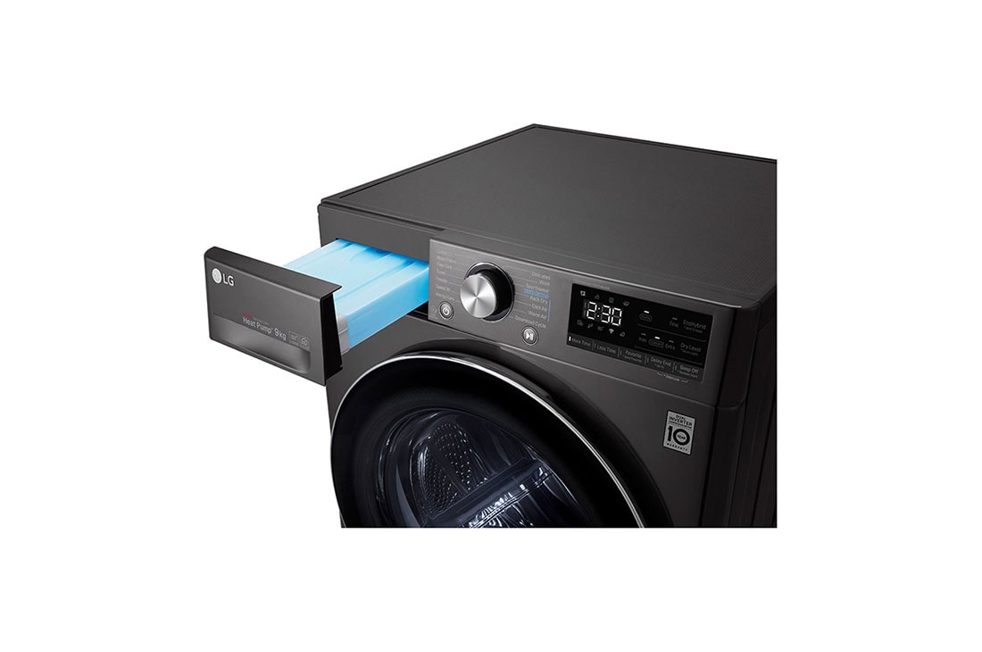 LG 9 kg veļas žāvētājs, dziļums 69 cm, RC90V9JV2Q, thumbnail 10