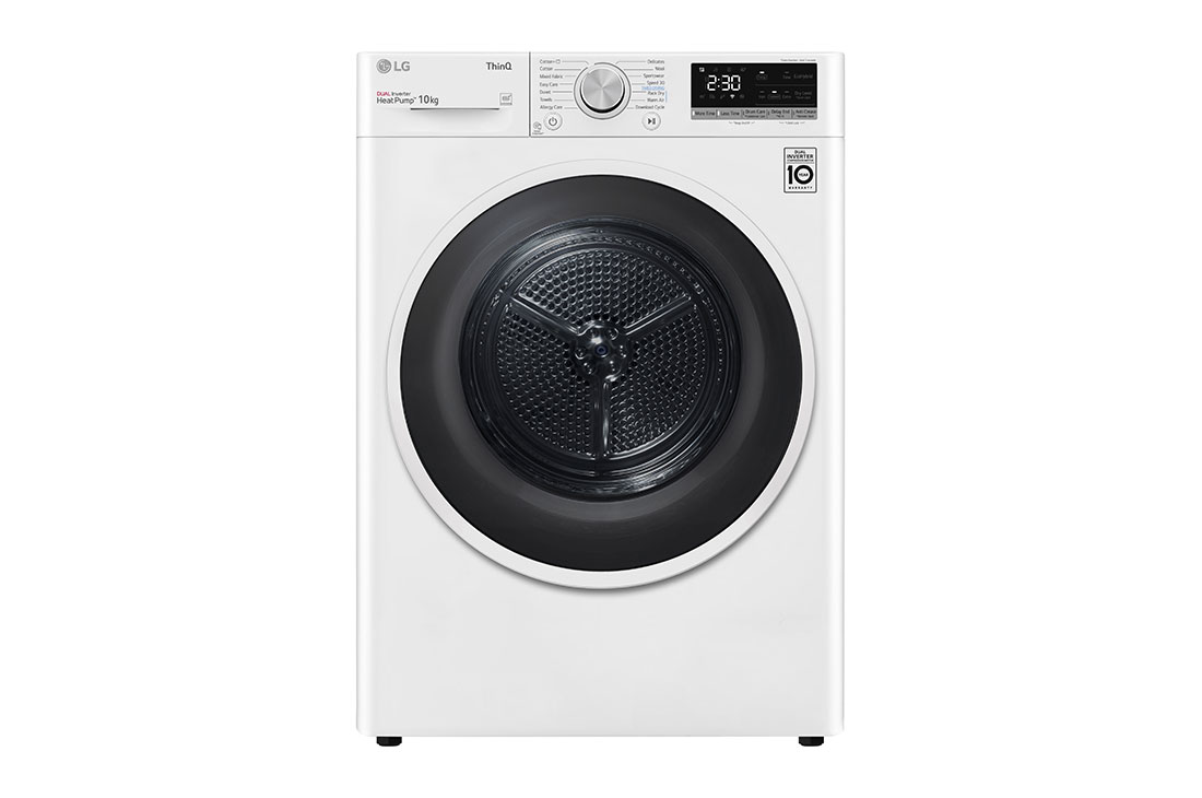 LG 10kg veļas žāvētājs, dziļums 66cm, RH10V9AV4W, RH10V9AV4W