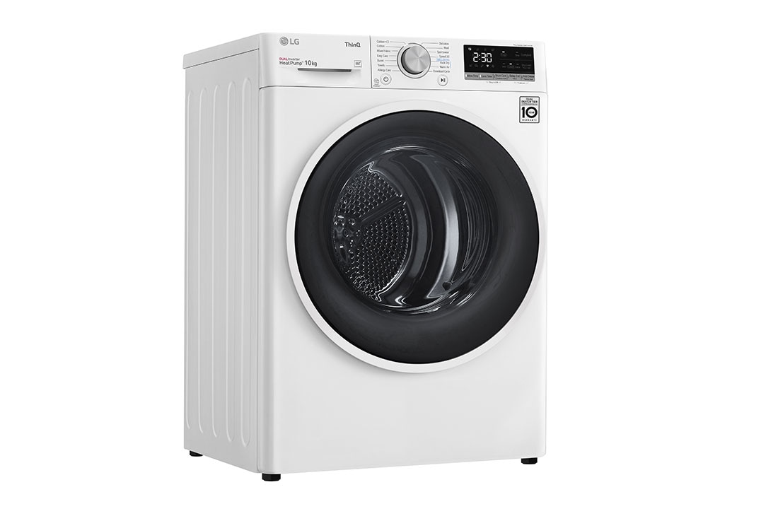 LG 10kg veļas žāvētājs, dziļums 66cm, RH10V9AV4W, RH10V9AV4W, thumbnail 10
