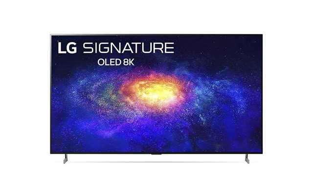 A front image of LG ZX 77 inch 8K SIGNATURE OLED TV