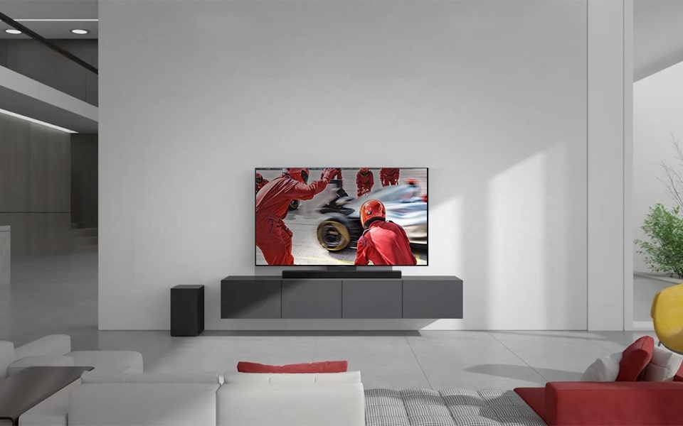 DSC9S labākais skaņu panelis LG OLED televizoriem