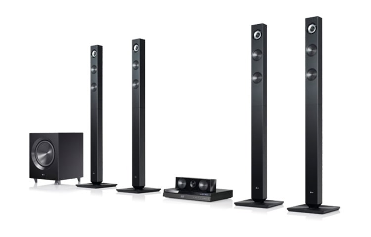LG Home-cinéma Blu-ray 3D, 1125W, enceintes étagères, technologie ''LG Cinema 3D Sound'', Smart TV, BH7520T