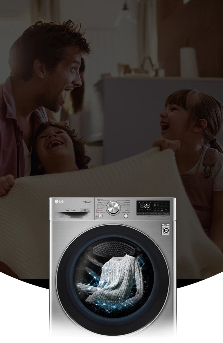 Machine à laver LG F4V5RGP2T - 10.5/7 kg Lavante-séchante
