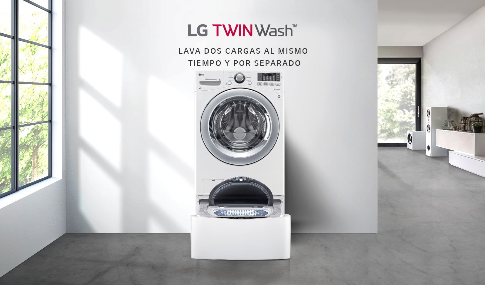 Lavasecadora LG carga Frontal | México