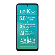 LG K52, vista frontal, LMK520HM, thumbnail 1