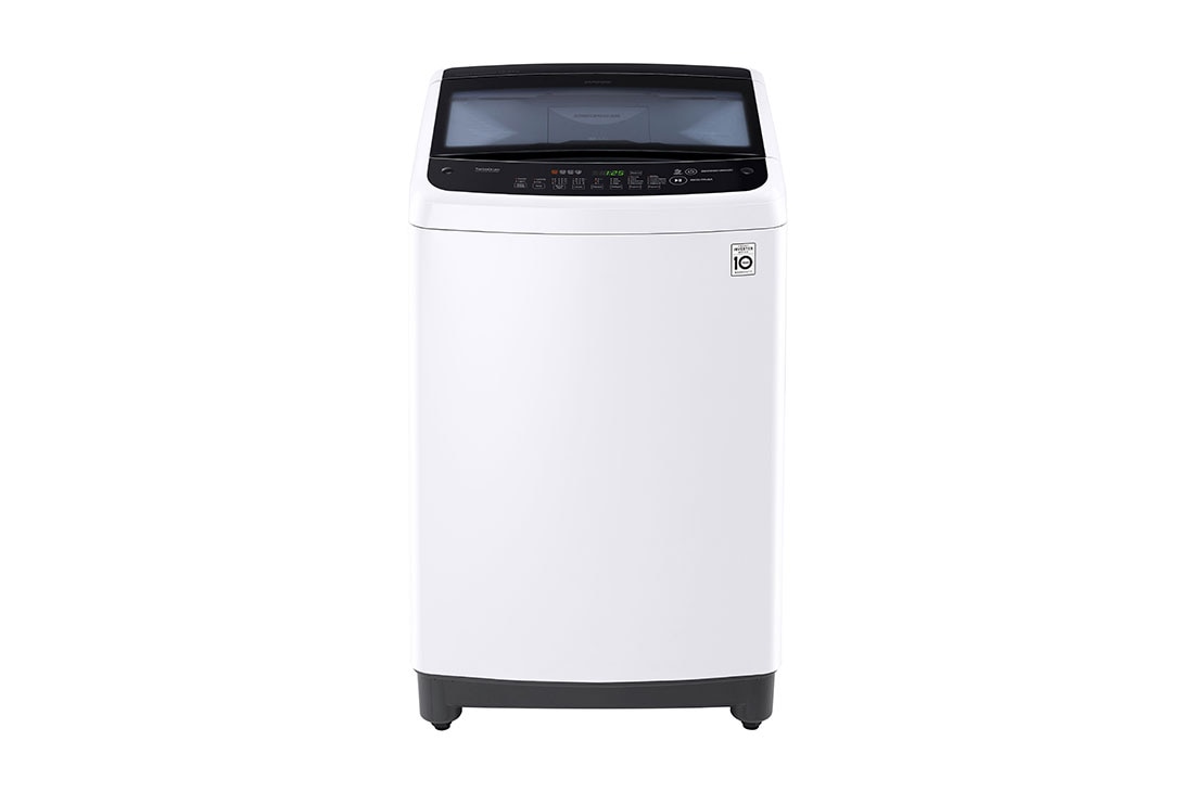 LG Lavadora Carga Superior 3 Smart Motion + TurboDrum™ con Motor Smart Inverter 19 Kg color Blanca con panel negro, WT19WSBP