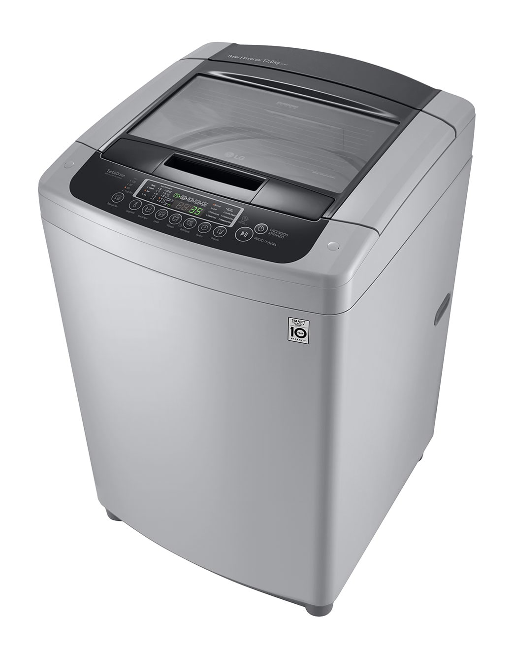 LG Lavadora LG Carga Superior Smart Inverter con LG TurboDrum 17 Kg
