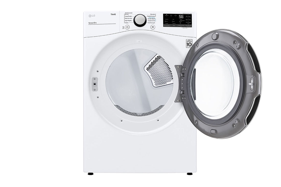 LG Secadora Eléctrica Carga Frontal con Sensor de secado Sensor Dry y conectividad ThinQ™ 22 Kg - Blanco, DF22WV2SR, DF22WV2RE, thumbnail 2