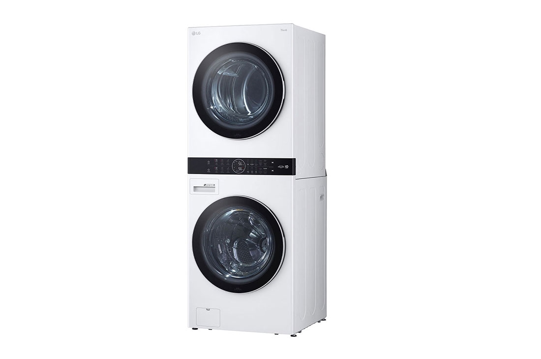 Torre de lavado LG WashTower™. Lavadora y secadora eléctrica, carga  frontal, motor Inverter AI DD™ con inteligencia artificial y conectividad  LG ThinQ (capacidad: 22 kg cada una; color: blanco)