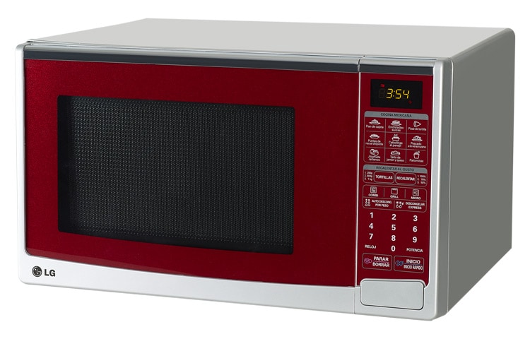 LG HORNO DE MICROONDAS LG GRILL 2 EN 1 1.4 PIES3 - ROJO