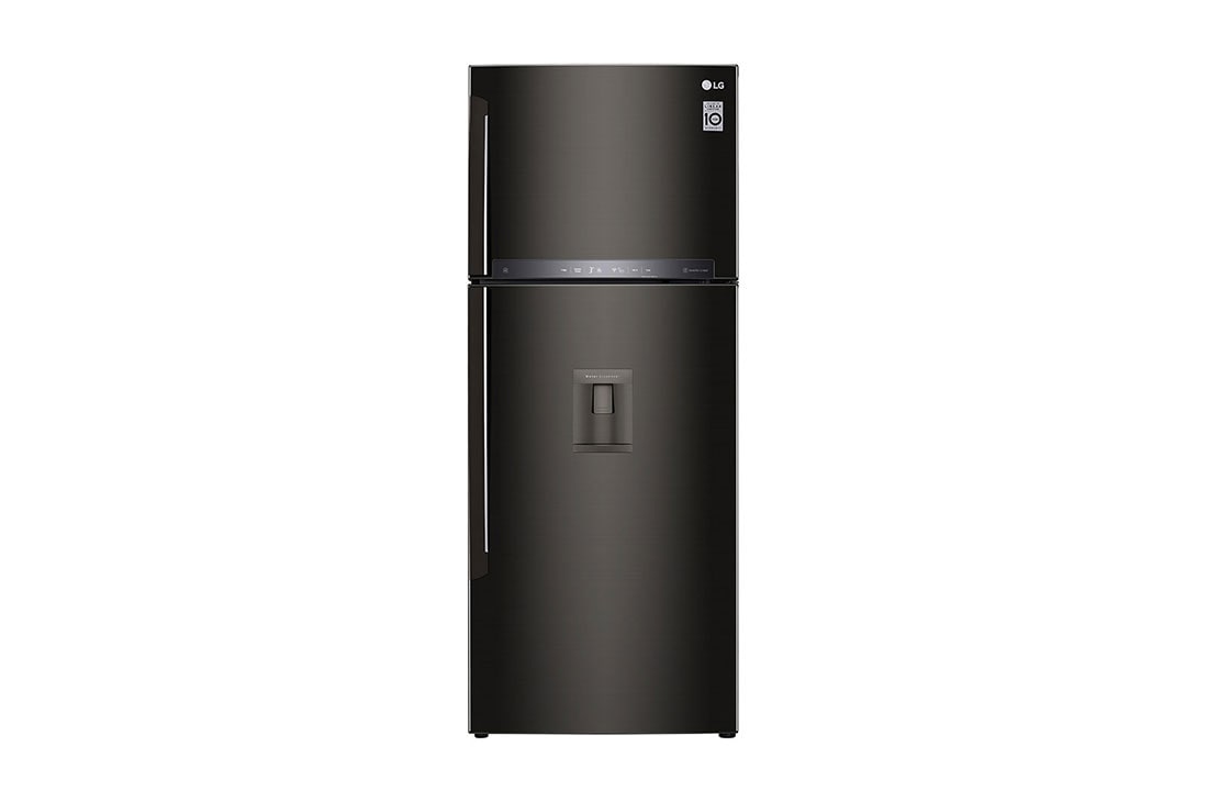 LG Refrigerador Top Mount Inteligente LG ThinQ™ 16 pies cúbicos - Negro Brillante con Conectividad ThinQ | LINEAR INVERTER, LT44AGD