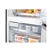 LG Refrigerador Inteligente con Congelador Abajo  17 pies cúbicos - Negro Mate con Despachador de Agua  | SMART INVERTER, GB45SPT, thumbnail 6