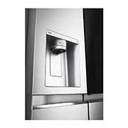 LG Refrigerador Duplex LG Instaview™ Door-in-Door Inteligente 27 pies cúbicos - Acero Inoxidable con Despachador de Agua y Hielos  | LINEAR INVERTER, hidden button view, VS27XCS, thumbnail 5