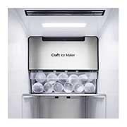 LG Refrigerador Duplex LG Instaview™ Door-in-Door Inteligente 27 pies cúbicos - Acero Inoxidable con Despachador de Agua y Hielos  | LINEAR INVERTER, drawer view, VS27XCS, thumbnail 14