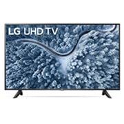 LG Pantalla LG UHD AI ThinQ 55'' UP70 4K Smart TV, front view with infill image, 55UP7000PUA, thumbnail 1