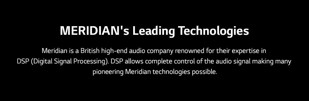 MERIDIAN's Leading Technologies