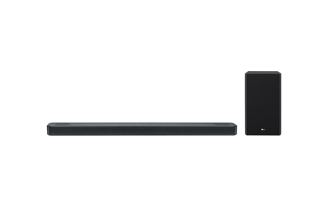 LG 440W 3.1.2 Channel High Res Audio Dolby Atmos Sound Bar with Meridian Technology and 4K Pass Through, SL8Y