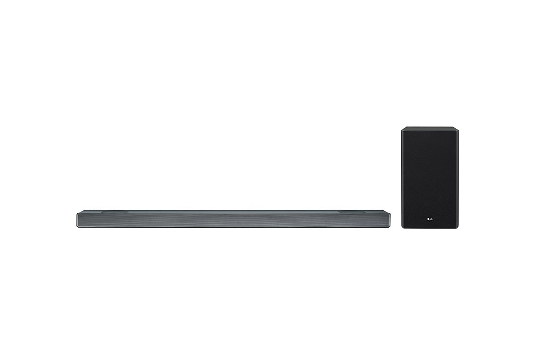 LG 500W 4.1.2 Channel High Res Audio Dolby Atmos Sound Bar with Meridian Technology and 4K Pass Through, SL9Y