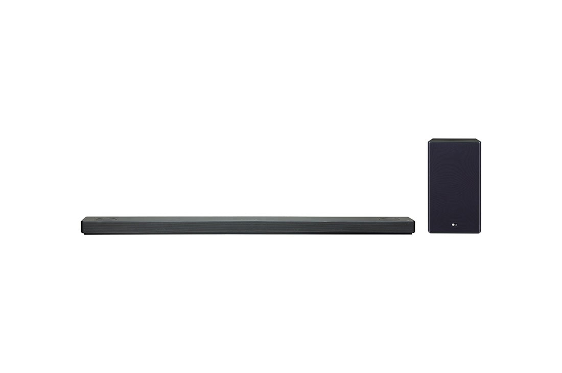 LG 570W 5.1.2 Channel High Res Audio Dolby Atmos Sound Bar with Meridian Technology and 4K Pass Through, SL10Y