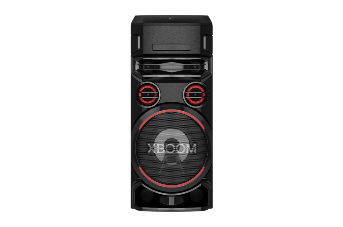 LG XBOOM ON7 500W One Body Speaker with Super Bass Boost, Karaoke & DJ Function, front view, ON7