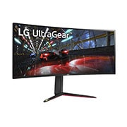 LG 38” UltraGear Curved WQHD+ Nano IPS 1ms 144Hz HDR 600 Monitor with G-SYNC® Compatibility, +15 degree side view, 38GN950-B, thumbnail 3