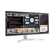 LG 29'' UltraWide™ Full HD (2560x1080) HDR IPS Monitor, +15 degree side view, 29WN600-W, thumbnail 3