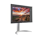 LG 27” IPS 4K UHD VESA HDR400 Monitor with USB Type-C, rear view, 27UP850N-W, thumbnail 4