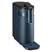 LG PuriCare™ Self-Service Tankless Water Purifier with 4-Stage Filtration Hot/ Ambient., Navy Blue, front view with door opened, WD216AN, thumbnail 2