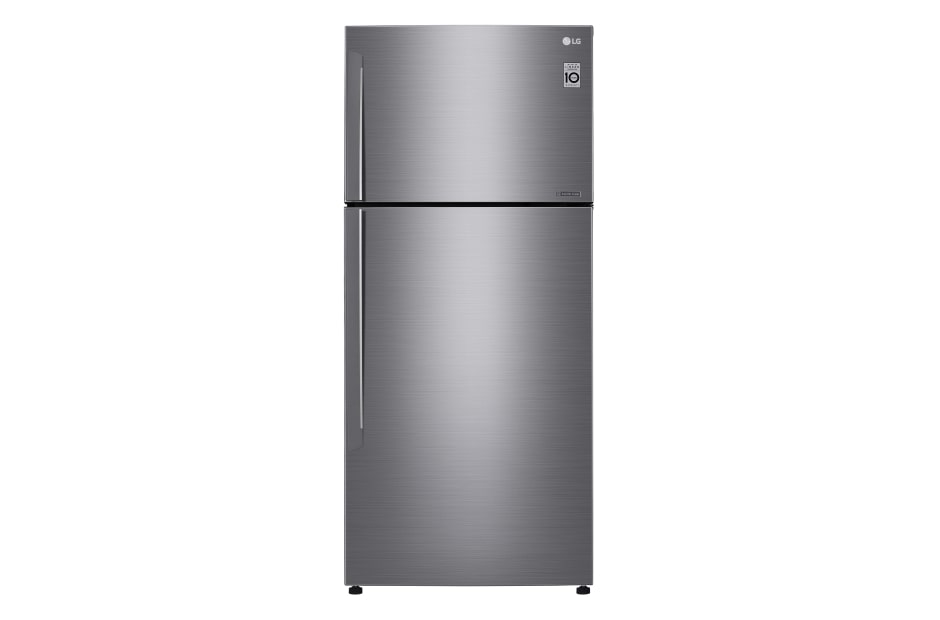 LG IEC Gross 547L Platinum Silver Top Freezer with Inverter Linear Compressor & DoorCooling+, GN-C702HLCU