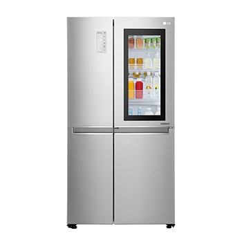 IEC Gross 687L Noble Steel Side-by-Side Refrigerators with Inverter Linear Compressor & InstaView Door-in-Door®1