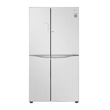 Nett 618L  Side-by-Side Refrigerator with Door-in-Door® &  Multi Air Flow, Inverter Linear Compressor, Linen White Glass door1