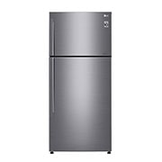 LG Nett 478L Top Freezer with DoorCooling+ & Inverter Linear Compressor, Platinum Silver , GN-C602HLCC, thumbnail 1