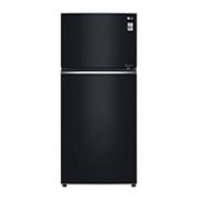 LG Nett 506L Top Freezer with  DoorCooling+ & Fresh 0 Zone, Black Curved Glass , GN-C702SGGC, thumbnail 2