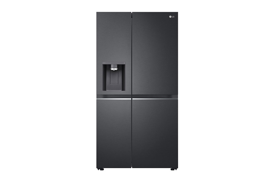 LG Net 635L Side-by-Side with UVnano® Water Dispenser in Matte Black Finish Fridge, GC-L257CQEL