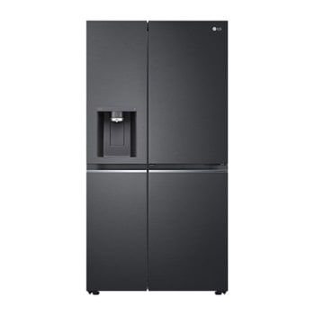 Net 635L Side-by-Side with Door-in-Door™, UVnano® Water Dispenser in Matte Black Finish Fridge1