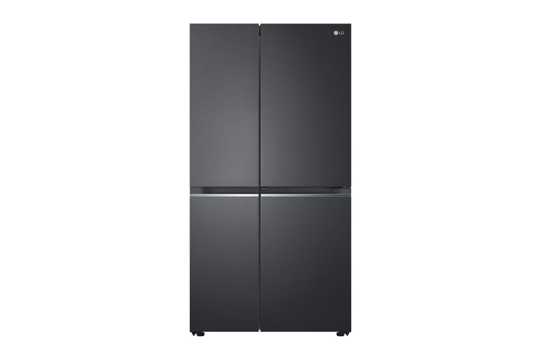 LG 694L Side-by-Side Fridge with Door-in-Door™ in Matte Black Finish , gc-m257cqfl, GC-M257CQFL