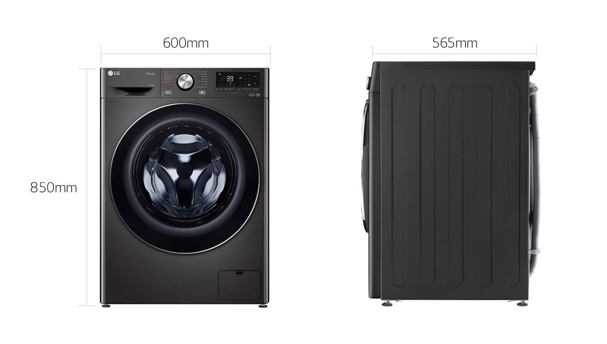 LG 11 7kg Front Load Washer Dryer FV1411H3B AI Direct Drive Steam 1NOWmy Digimate Best Electrical Store In Sabah