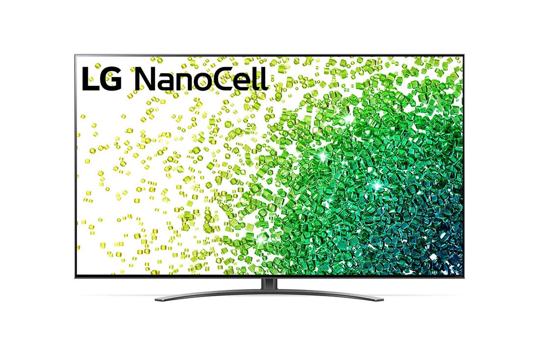 LG NANO86 75’’ 4K Smart NanoCell TV with AI ThinQ® (2021), A front view of the LG NanoCell TV, 75NANO86TPA