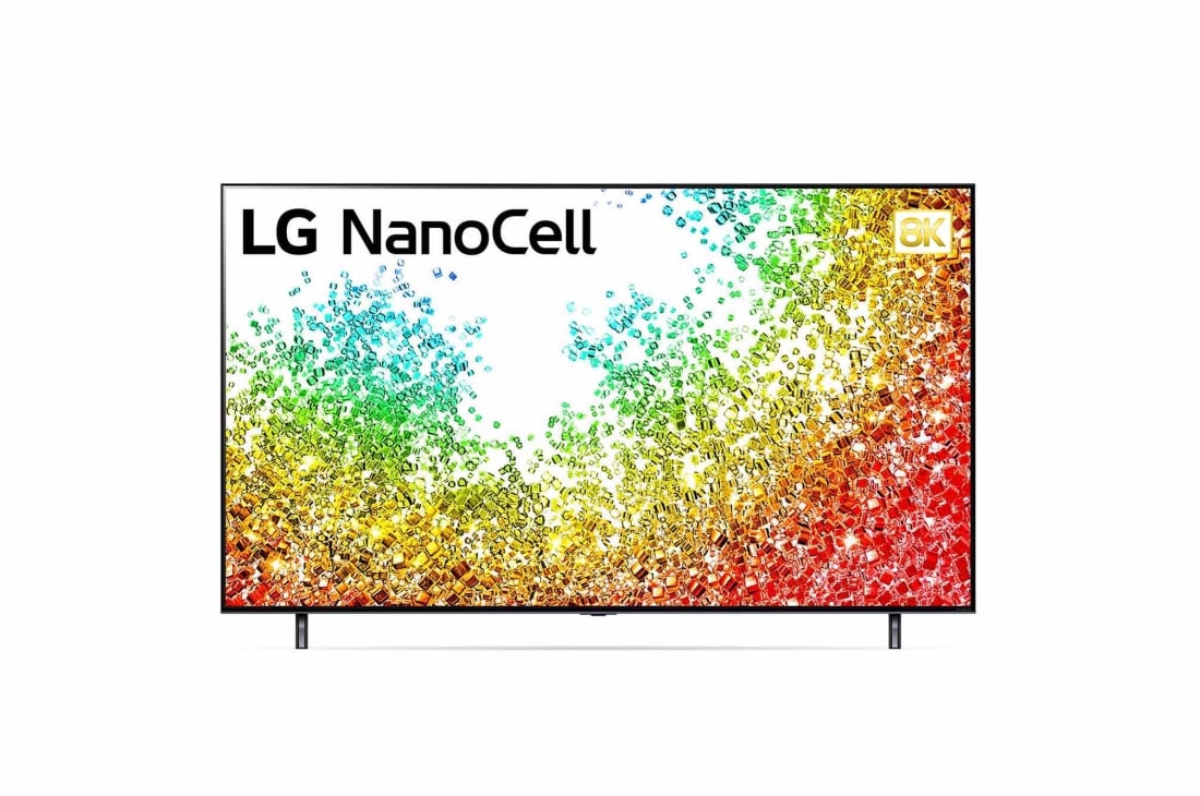 LG NANO95 75’’ 8K Smart NanoCell TV with AI ThinQ® (2021), A front view of the LG NanoCell TV, 75NANO95TPA