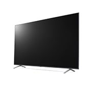 LG UP77 Series 70'' Smart UHD TV with AI ThinQ® (2021), 30 degree side view with infill image, 70UP7750PTB, thumbnail 3