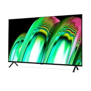 LG 48 Inch A2 Series 4K Smart SELF-LIT OLED TV with AI ThinQ® (2022), Slightly-angled side view , OLED48A2PSA, thumbnail 2