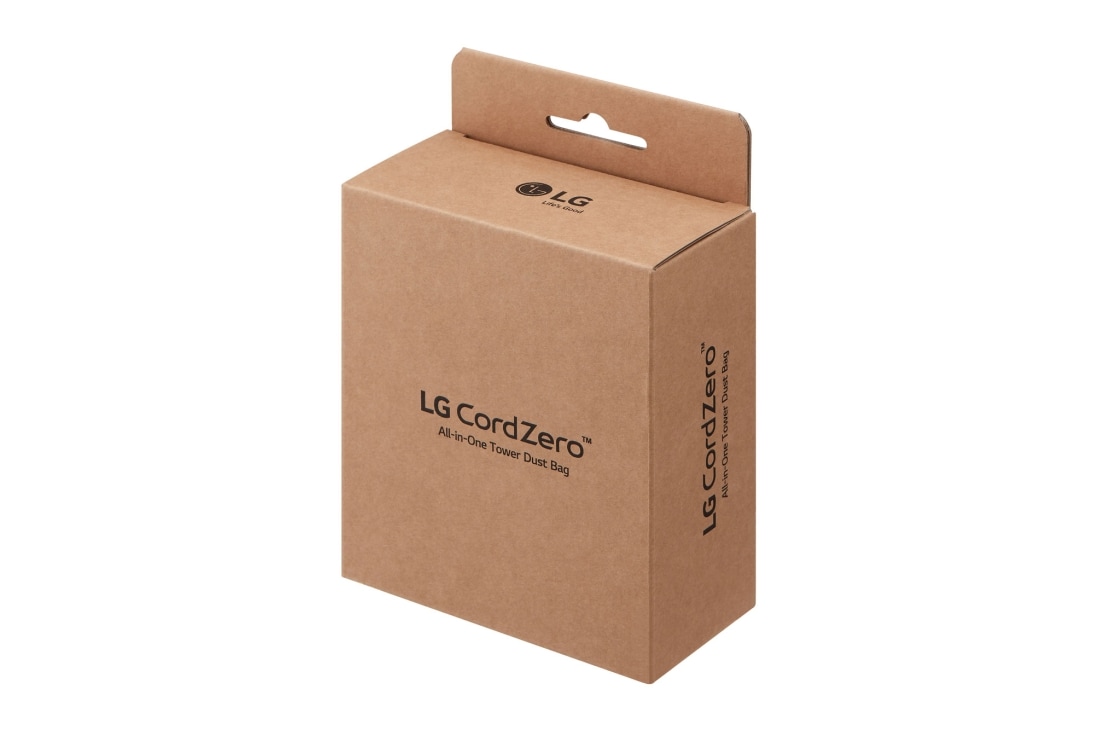 LG All-in-One Tower Dust Storage Bags (3 Pack), All-in-One Tower Dust Storage Bags box, AGF78838451
