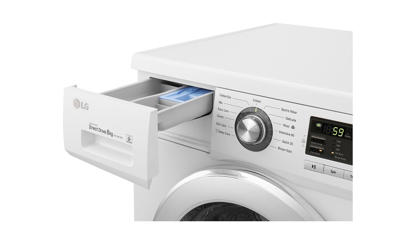LG 8KG 6 MOTION DIRECT DRIVE FRONT LOAD WASHING MACHINE LG Malaysia