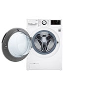 LG 15kg Washing Machine with AI Direct Drive™ and TurboWash™, front open view, F2515STGW, thumbnail 2